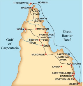 Visit Cairns - Cape York - 12 Day Overland/Sea Camping Safari