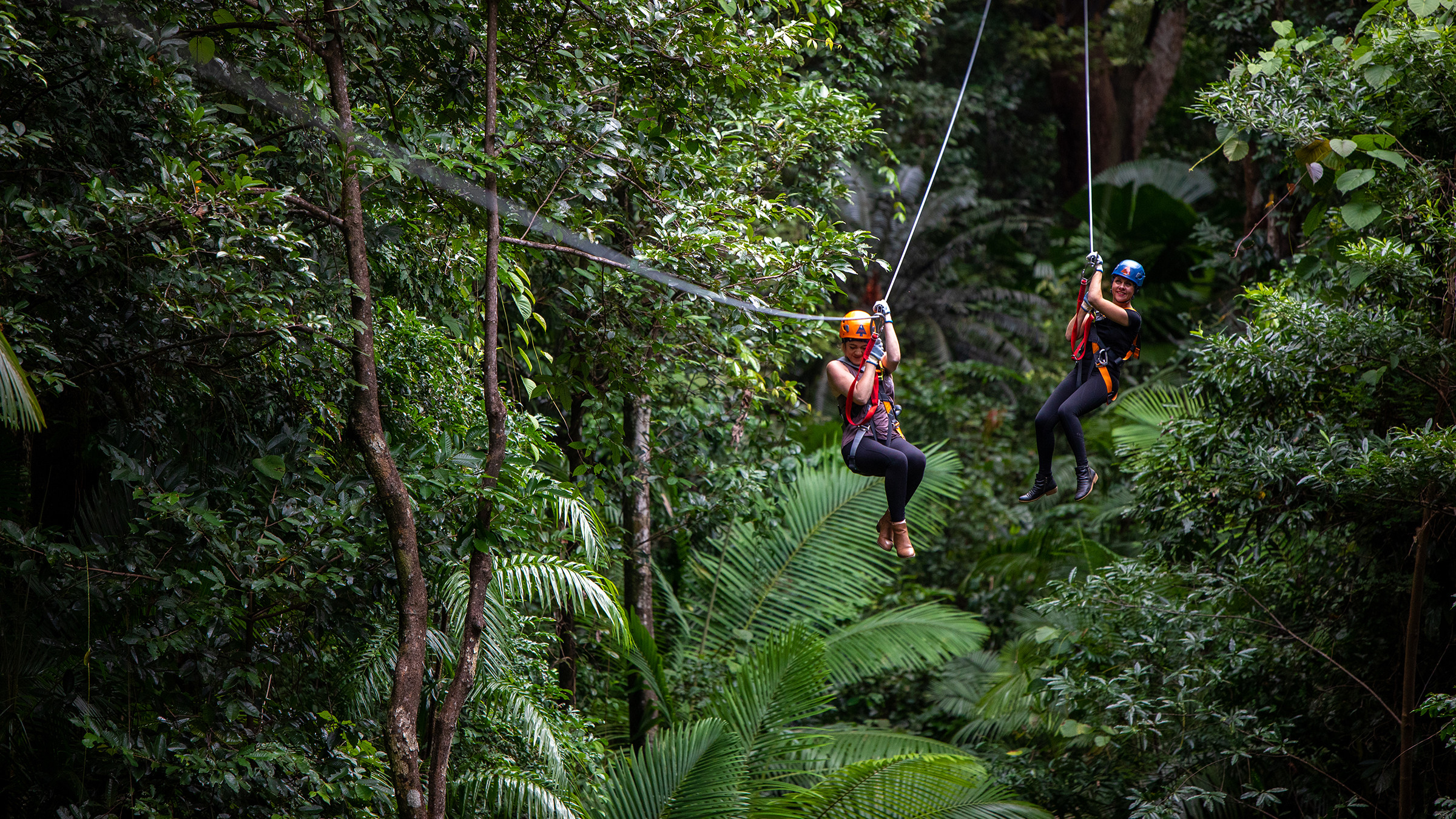 Ziplining